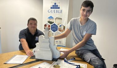 Maxence Taillard, de Vineuil, titré Meilleur Apprenti de France en taille de pierre