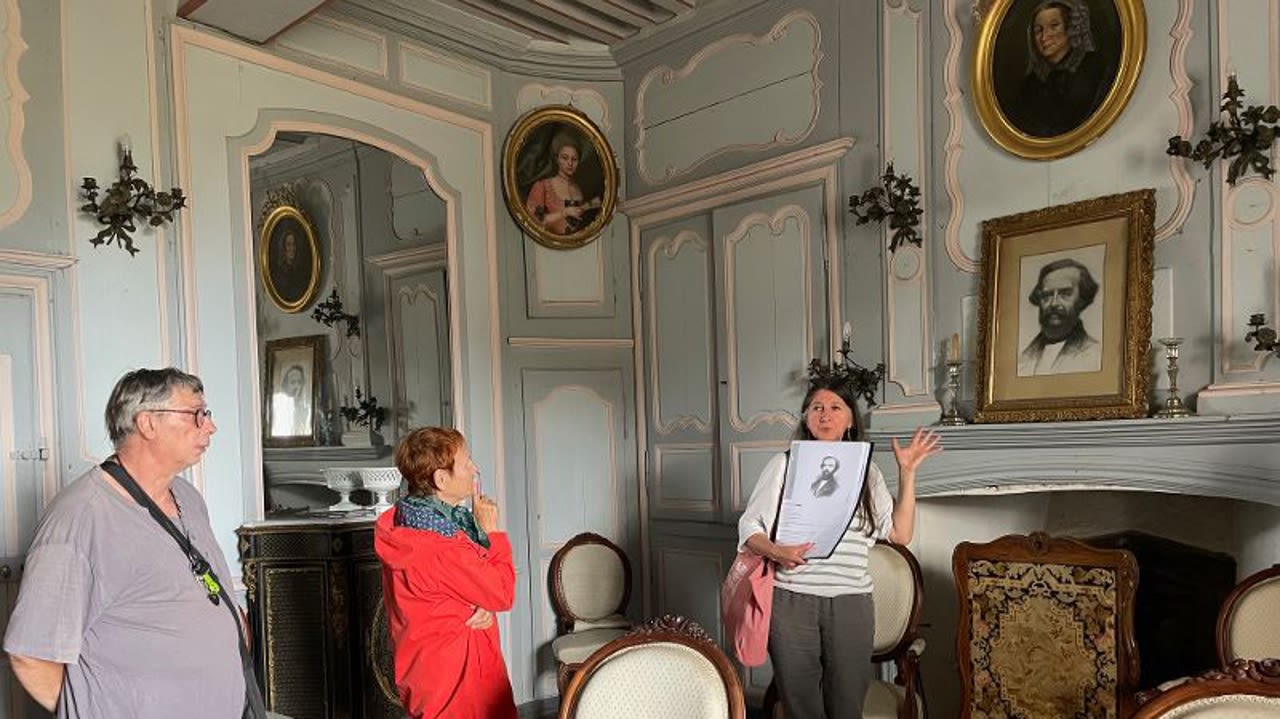 L’intérieur du château était exceptionnellement ouvert