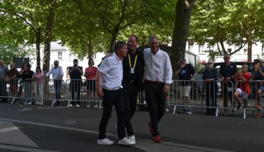 Christian Prudhomme en invité sur le passage du Tour de France femmes