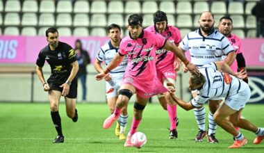 Mathieu Hirigoyen, Pierre-Henri Azagoh, Giorgi Melikidze et Léo Monin prolongent au Stade Français - L'Équipe