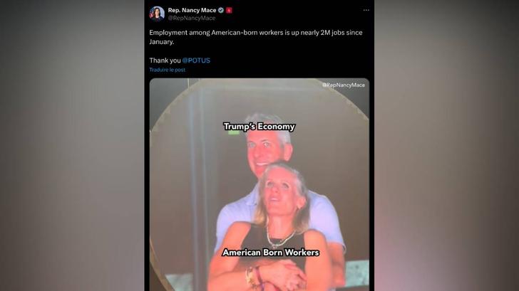 La vidéo virale du concert de Coldplay a inspiré un mème à Nancy Mace, une élue trumpiste, mais la plaisanterie s’est retournée contre elle.