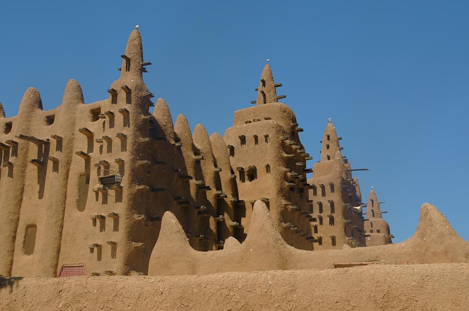La grande mosquée de Djenné (Crédit : Michel RENAUDEAU/Gamma-Rapho via Getty Images)