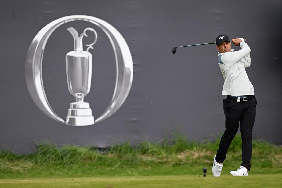 Adrien Saddier après son cut franchi pour son premier British Open