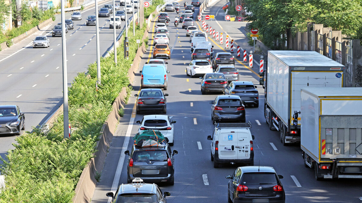 Week-end du 14 juillet : plus de 240 kilomètres de bouchons cumulés ce vendredi à la mi-journée en Île-de-France