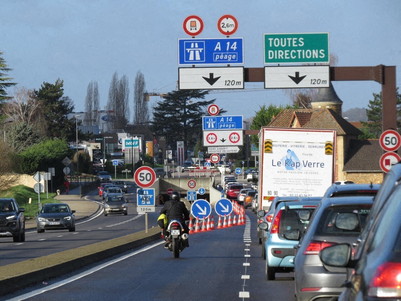 Une partie de l'A14 fermée pour travaux durant trois semaines et demi cet été : comment rejoindre Paris