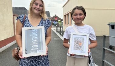 Joy et Noémie remportent le premier concours photos « Étalondes insolite »