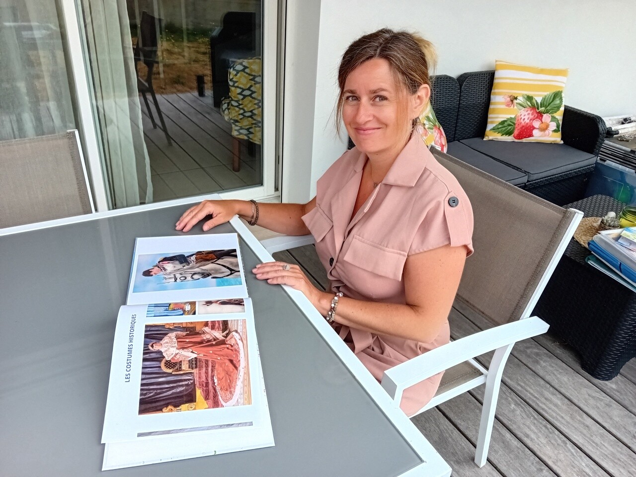 Sabrina Pierre, graphiste professionnelle, s'établit dans cette petite commune de Vendée
