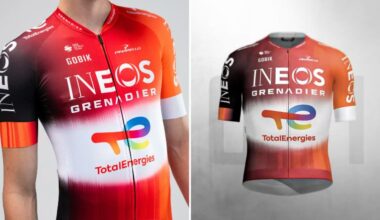 TDF. Tour de France - Le maillot d'INEOS Grenadiers... avec TotalEnergies