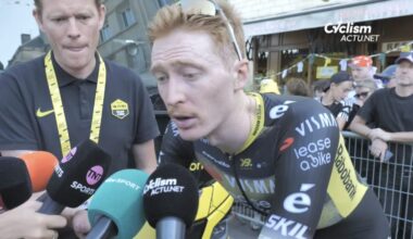 TDF. Tour de France - Matteo Jorgenson : «Un problème aérodynamique ou de puissance»