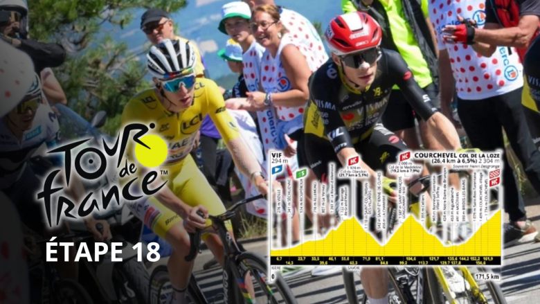 TDF. Tour de France - La 18e étape, l'étape reine au Col de la Loze ! Parcours et profil