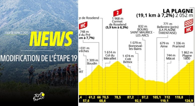 TDF. Tour de France - La 19e étape du Tour de France modifiée et amputée à cause de...