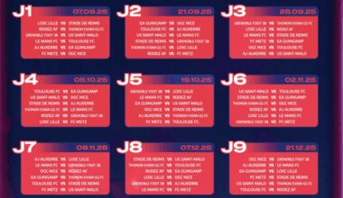 Seconde Ligue - Le calendrier connu : REIMS débute à LILLE, AUXERRE face à GUINGAMP
