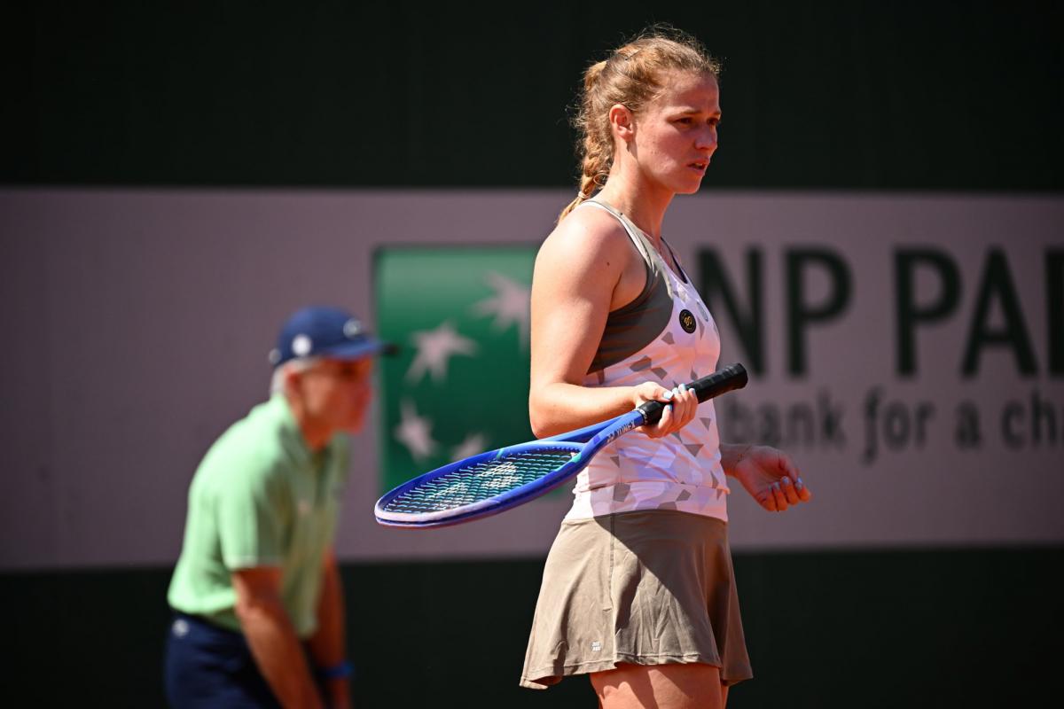 Jessika Ponchet perd pied contre la jeune Tereza Valentova en quarts de finale à Prague - L'Équipe