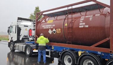Bilan : 14 infractions relevées, dont 12 liées au transport de matières dangereuses. Un des transporteurs a dû s’acquitter sur place d’une consignation de 4 500 euros. - Photo Préfecture de Seine-Maritime