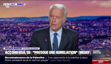"L'Union européenne peut encore renégocier", estime Patrick Martin, président du Medef