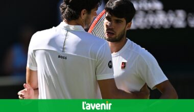 Wimbledon 2025: Carlos Alcaraz se qualifie pour sa troisième finale d'affilée en venant à bout de Taylor Fritz
