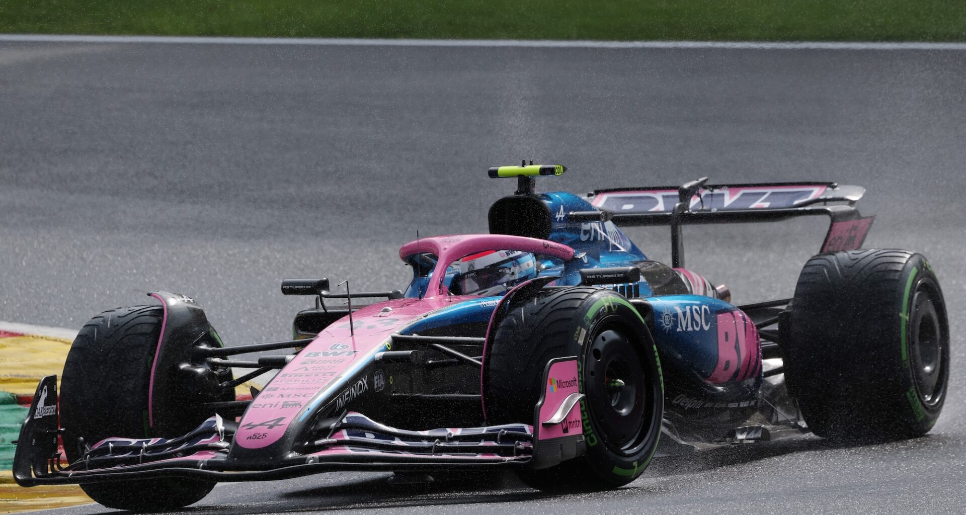 BWT Alpine Formula One Team Gasly Colapinto A525 F1 Spa Francorchamps Course 2025