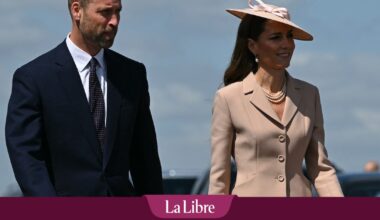 Emmanuel Macron accueilli au Royaume-Uni par le prince William et la princesse Kate pour une visite d'Etat