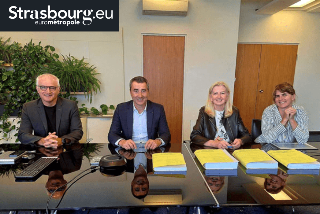 Eurométropole de Strasbourg et Racing Club Strasbourg Alsace : un partenariat de confiance signé pour 35 ans.