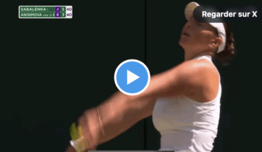 Wimbledon > Sabalenka s'arrache et s'offre un point de "fou"