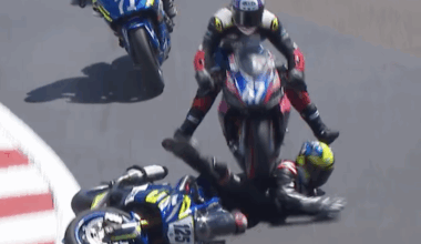 MotoAmerica vidéo : Accident effrayant à Laguna Seca