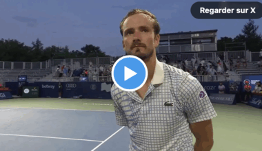 ATP - Toronto > Medvedev : "J'ai très bien joué face à Corentin Moutet et j'ai perdu, Wimbledon c'était un peu la même chose. Je préfère mal jouer et gagner donc je suis content"