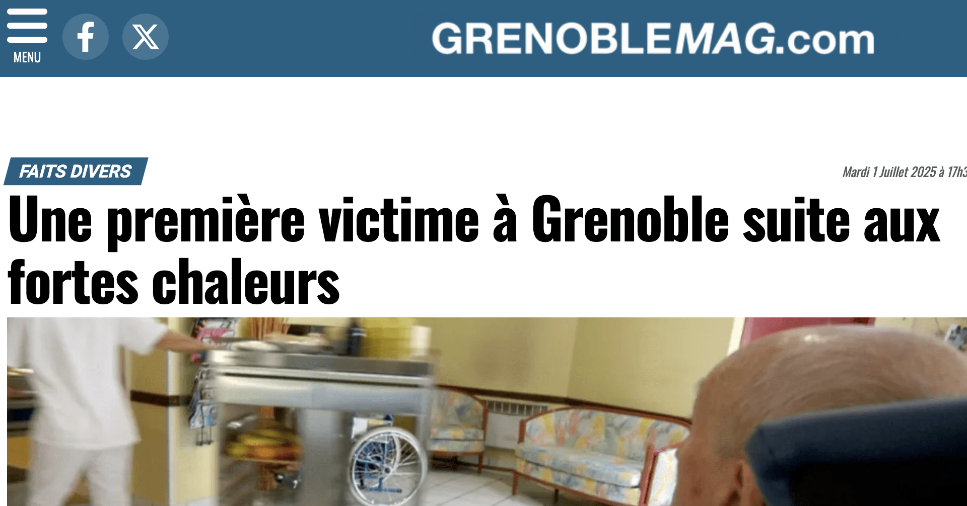 UN OU DEUX MORTS DE CHALEUR à GRENOBLE