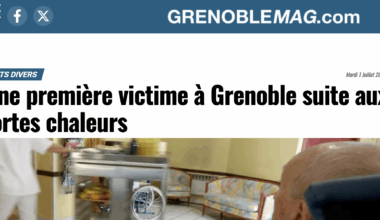 UN OU DEUX MORTS DE CHALEUR à GRENOBLE