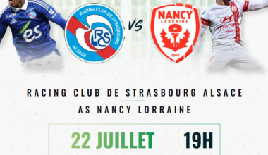 MATCH DE GALA Racing Club de Strabourg Alsace vs AS Nancy Lorraine