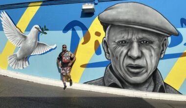 "Les gens venaient et revenaient me voir, m’encourager": cet artiste de Vallauris raconte la réalisation de l’immense fresque qu’il a peint dans sa ville