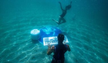 "On va avoir une écoute corporelle et ressentir tout notre corps": participez à un concert subaquatique gratuit ce week-end à Villefranche-sur-Mer