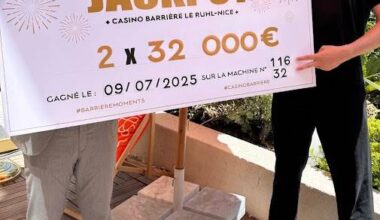 Il mise sur le hasard et touche deux fois le jackpot en quelques minutes dans ce casino de Nice