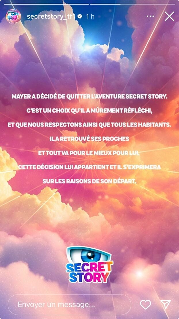 Capture Instagram @secretstory_tf1.