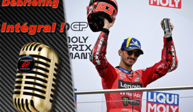 MotoGP, Allemagne J3, Débriefing Francesco Bagnaia (Ducati/3) : « Je suis heureux, mais pas totalement », etc. (Intégralité)