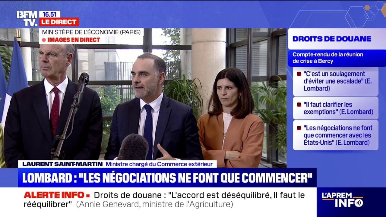 pour le ministre chargé du Commerce extérieur, "il est faux de dire que le Royaume-Uni a un meilleur accord que l'Union européenne"