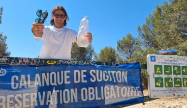 Ses lunettes en plastique recyclé nettoient... les calanques à Marseille