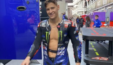 Fabio Quartararo avec sa Yamaha