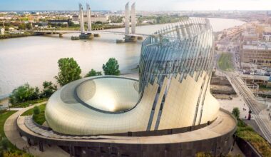 La Cité du Vin à Bordeaux.