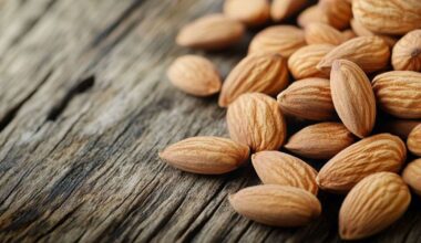 Image d'illustration. Gros plan d amandes crues