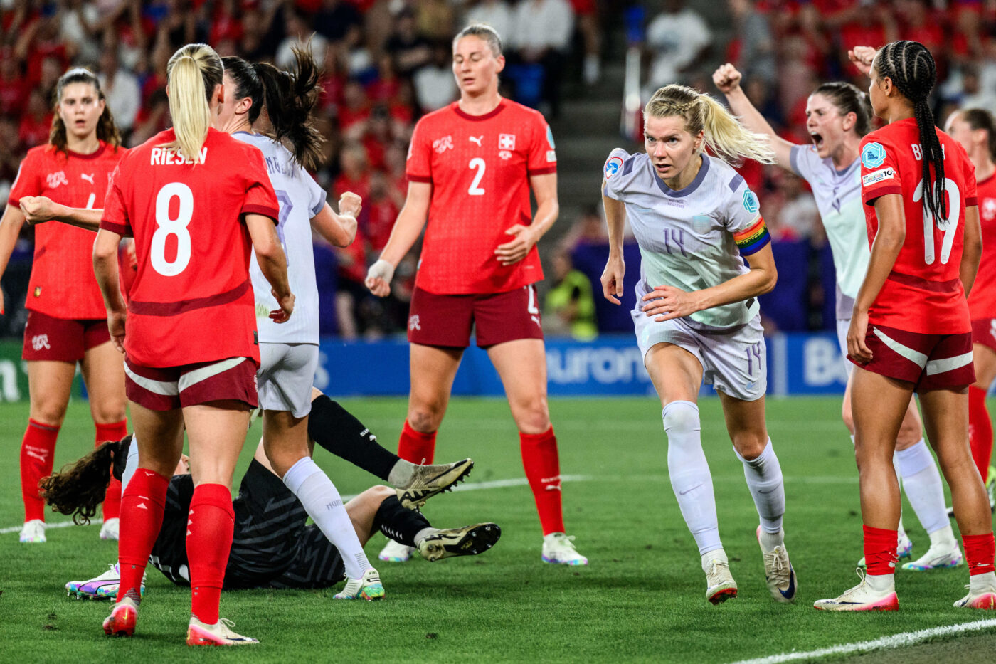 La Suisse rate son entame d’Euro contre la Norvège - Euro 2025 - Gr. A - Suisse-Norvège (1-2)