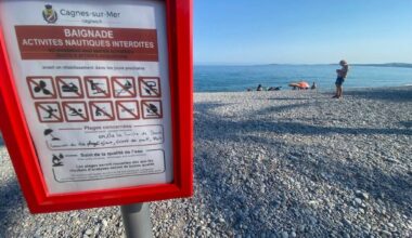 Suspicion de pollution, analyse en cours... Cagnes-sur-Mer ferme plusieurs plages à la baignade ce vendredi en fin d'après-midi