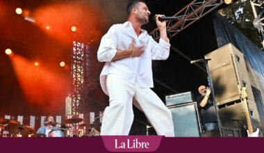 Au cœur de la polémique, le chanteur Amir réagit lors de son concert aux Francofolies de Spa (VIDEO)