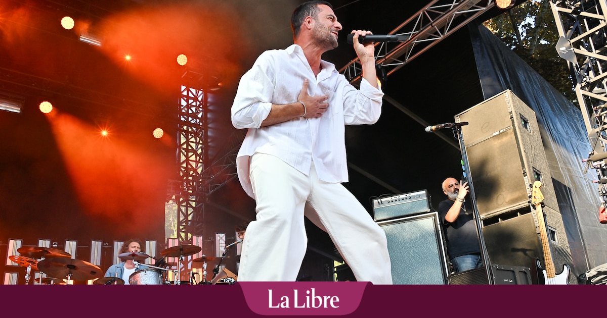 Au cœur de la polémique, le chanteur Amir réagit lors de son concert aux Francofolies de Spa (VIDEO)