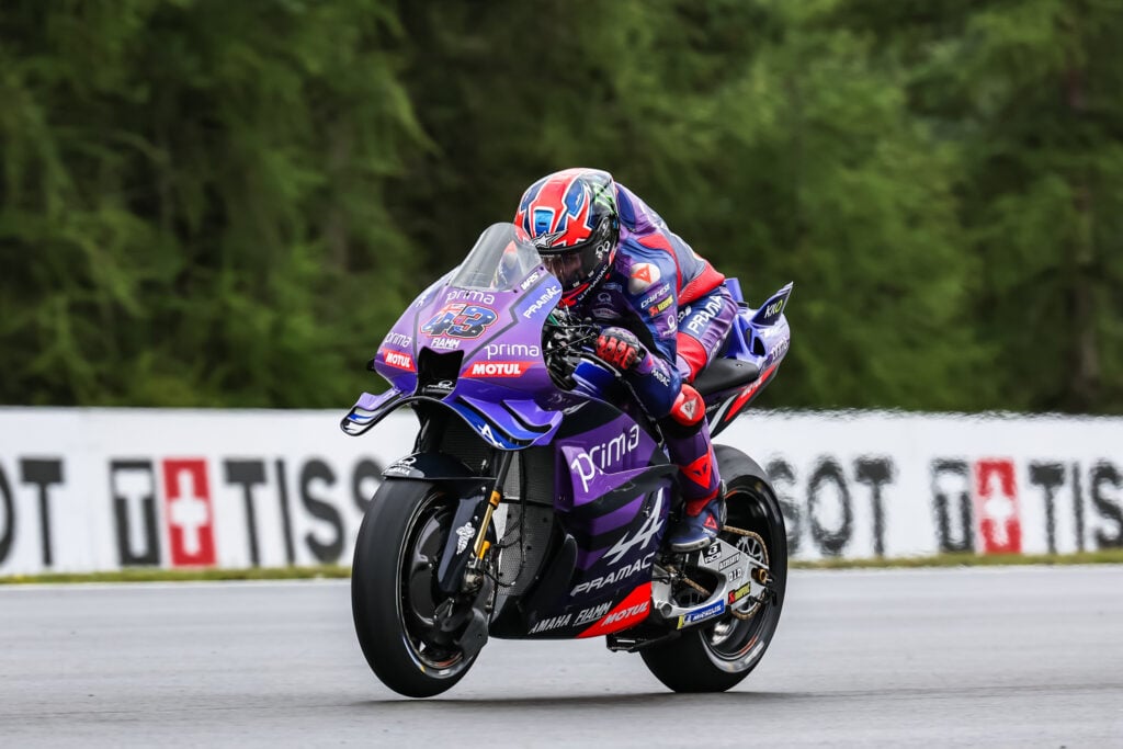 Jack Miller lors des essais du Grand Prix MotoGP de République Tchèque 2025