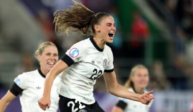 Brand (OL Lyonnes) et l'Allemagne qualifiées
