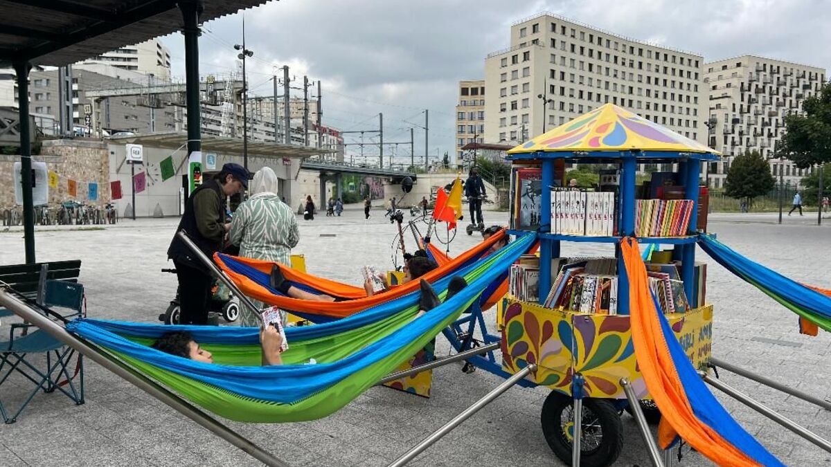Paris : dans le XIXe, cette bibliothèque mobile amène « le livre vers l’enfant »