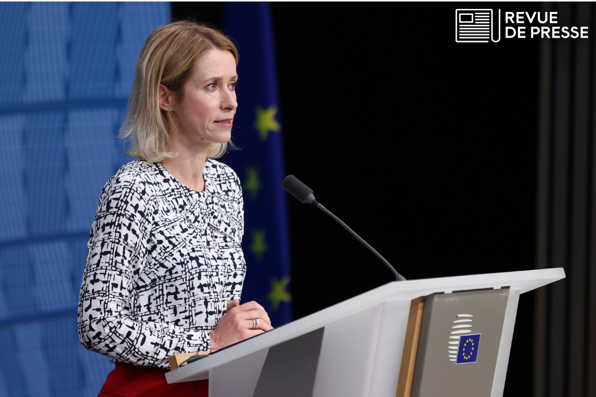 Kaja Kallas, la Haute représentante de l