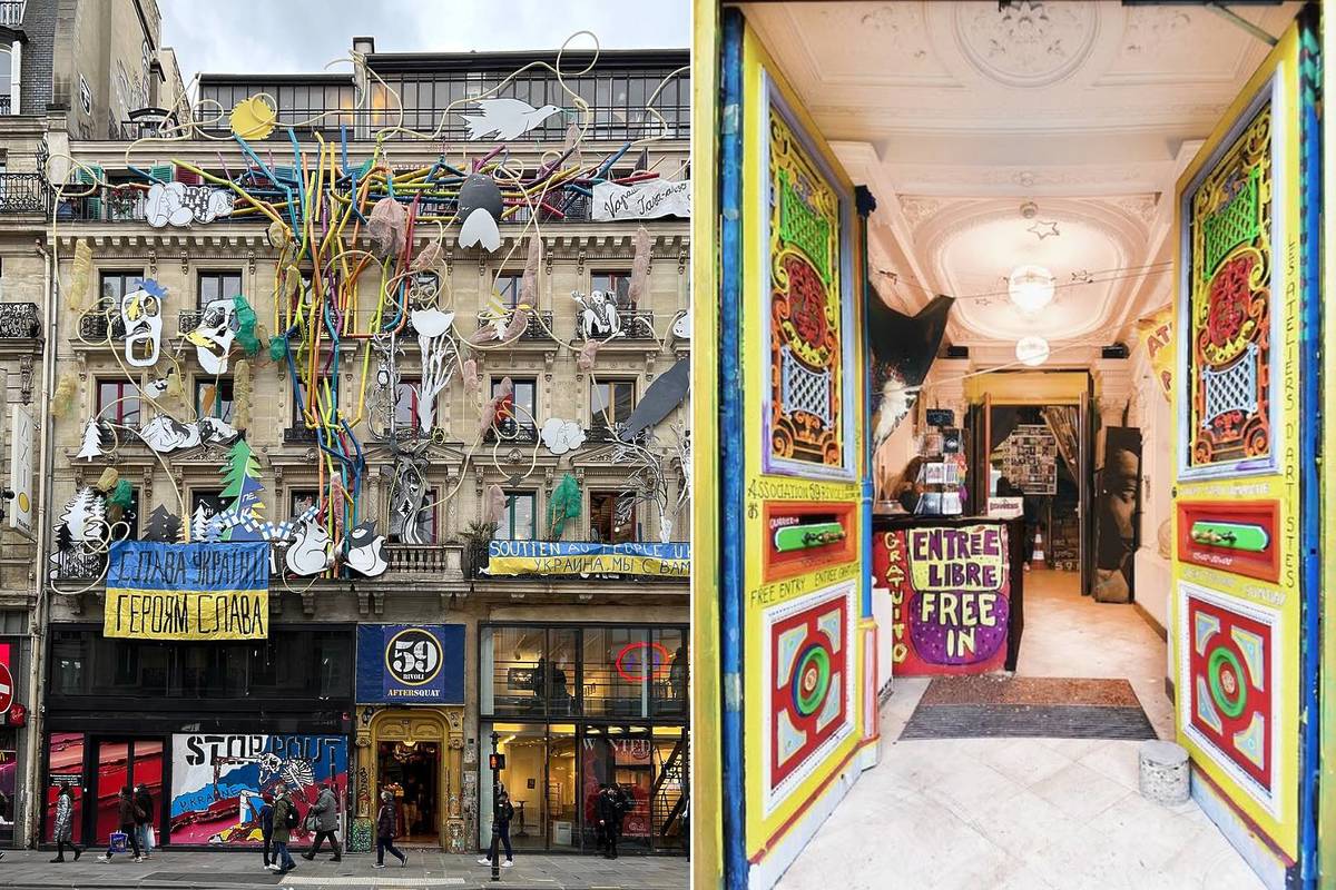Ce chic immeuble cache une immense galerie d’art insolite gratuite