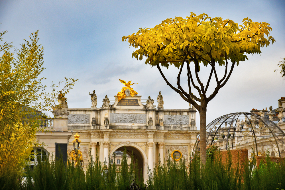 Jardin éphémère sur la place Stanislas © French Moments