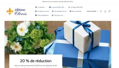 Une nouvelle librairie en ligne pour les Editions Clovis • LPL